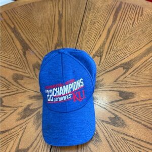 KU Jayhawks Champions Blue Cap